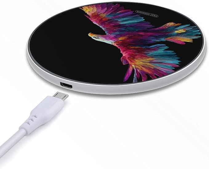 Colorful Eagle1 in Flight Phone Charger Magnetic Charging Pad Anti-Slip with USB Cable