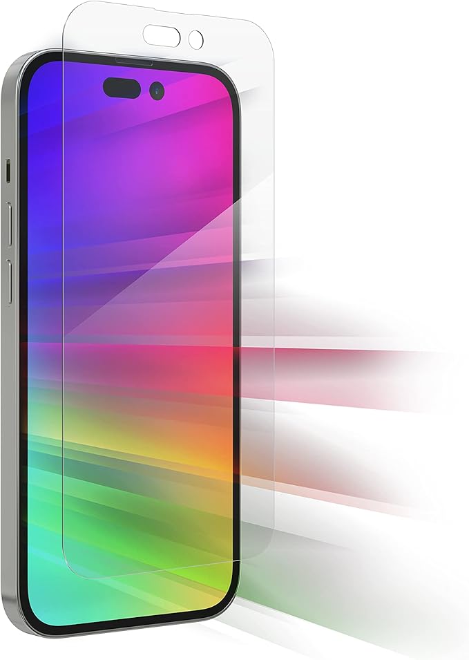 ZAGG Glass+ Screen Protector for iPhone 14 Pro Max - Impact &amp Scratch Protection InvisibleShield Easy to Install