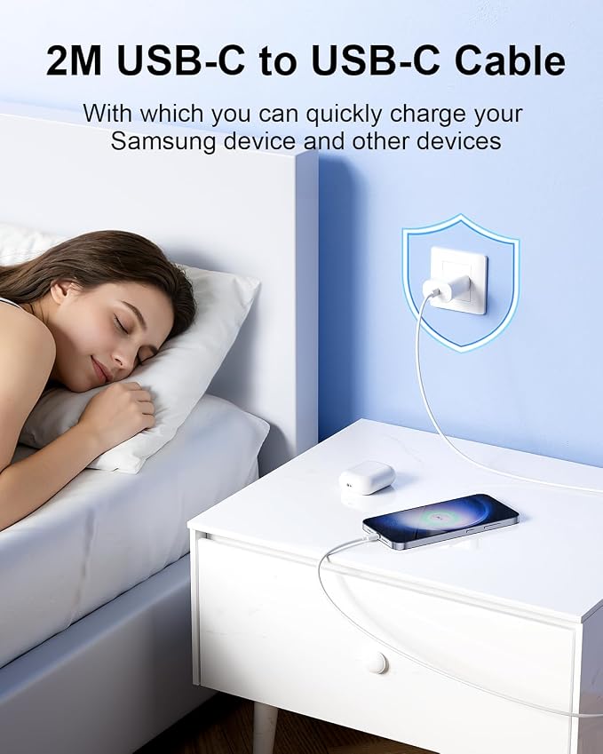 3Pack-25W 6FT C-C White