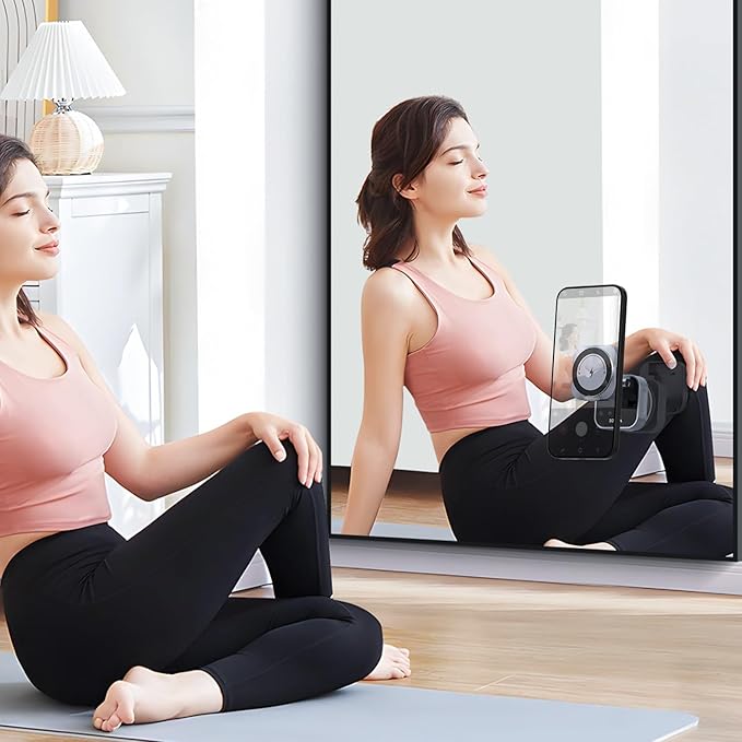 15W Vacuum Wireless Charger Holder Suction Cup Car Charger Stand for iPhone 17 16 15 14 13 12&amp Android Foldable Magnetic Phone Mount Use in Mirror/Dashboard/Windshield