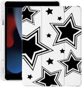 Cute Kawaii Y2K Star for iPad 7th/8th/9th Generation Case with Pencil Holder Auto Sleep/Wake Leather Soft TPU Back Cover for iPad 10.2 Inch 2019/2020/2021