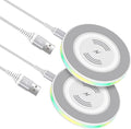 Samsung S26 Wireless Charger Fast Charging Pad Android Charging Station Cell Phone Wireless Chargers for Samsung Galaxy S26 Ultra S25 S24 S23 S22iPhone 17 Pro Max 17 16 15with QC 3.0 Power Adapter