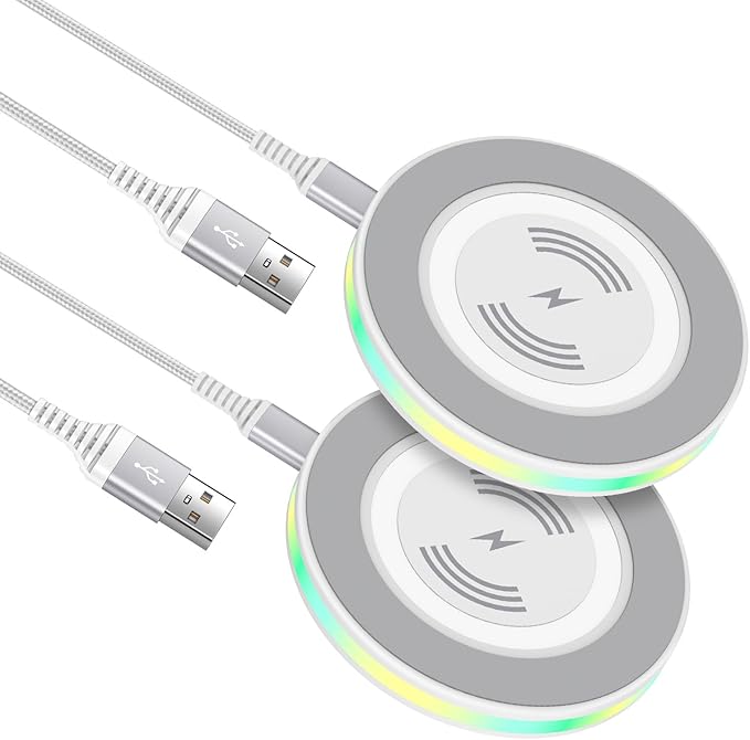 Samsung S26 Wireless Charger Fast Charging Pad Android Charging Station Cell Phone Wireless Chargers for Samsung Galaxy S26 Ultra S25 S24 S23 S22iPhone 17 Pro Max 17 16 15with QC 3.0 Power Adapter