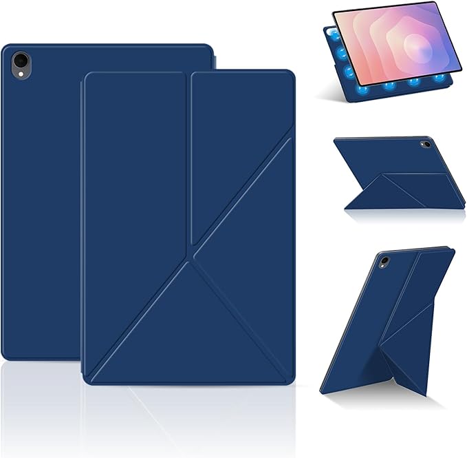for Samsung Galaxy Tab S11 Case 11 inch Magnetic Attachment | Auto Wake/Sleep | Multi-Viewing Angles | Slim Light Shell Cover | Compatible with Samsung Galaxy Tab S11 | Blue