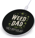 Funny Weed Dad Phone Charger Magnetic Charging Pad Anti-Slip with USB Cable