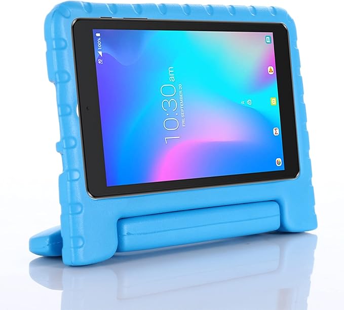 Kids Case for Alcatel Joy Tab 8 9029W &amp Alcatel 3T 8 9027W &amp Alcatel A30 8 9024W Handle Stand Lightweight EVA Foam Bumper Protective Rugged Drop Protection Child Proof Cover