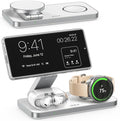 3 in 1 Foldable Magnetic Wireless Charging Station for Samsung Wireless Charger Stand for Galaxy S26 Ultra S25/S24 /Note 20/Flip 7/Fold 7 for Galaxy Watch Ultra/8/7/6Galaxy Buds 3/3 Pro