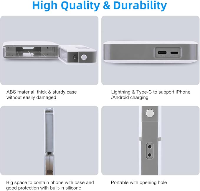 Phone Lock Box with TimerPhone Lock Box90 Days of Continuous UseQuiet Mode2 Charging PortsExcessive GamesMobile Phone Addiction