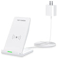 Wireless Charging Phone Stand15W Fast Wireless Charger Station with 20W Adapter USBC Charger for Apple iPhone 17 Pro Max/17 Pro/Air/16/15/14/13Samsung Galaxy S25 Ultra/S24/S23/S22/Z Flip Fold/Note20