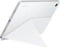 Samsung Galaxy Tab A11+ Book Cover Case Tablet Protector Foldable Stand with Landscape and Portrait Modes Protective Against Bumps and Scratches Auto Screen On/Off US Version White