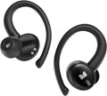 Monster N-Lite 216 Wireless Earbuds Sports Earbuds with Earhooks Noise Cancelling Headset Stereo Deep Bass Over Ear Buds 48H Playtime IPX6 Waterproof Earphones for Sports/Running/Workout（Black）