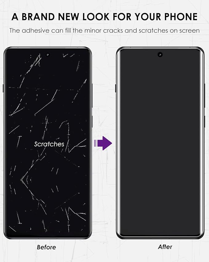Matte Screen Protector for OnePlus 12 UV Tempered Glass Anti Glare Anti Fingerprint9H Hardness Soft and Sensitive Touch - 3 Pack