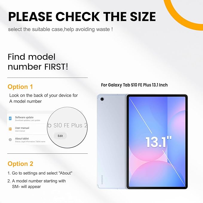 Timecity Case for Samsung Galaxy Tab S10 FE+/ S10 FE Plus 5G 2025 Protective 13.1 inch Tablet Shockproof Heavy Duty Cover with S Pen Holder Kickstand Screen Protector Hand &amp Shoulder Strap Bl