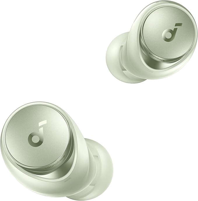 Soundcore by Anker Space A40 Auto-Adjustable Active Noise Cancelling Wireless Earbuds Reduce Noise by Up to 98% 50H Playtime Hi-Res Sound Comfortable Fit App Customization Wireless Charge