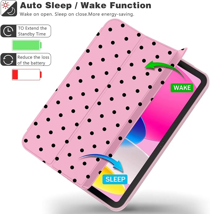 Black Polka Dots Pink