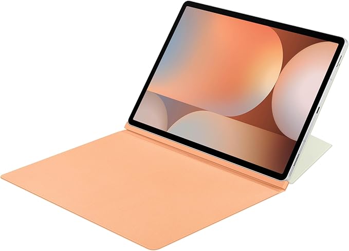 SAMSUNG Galaxy S10+ | Tab S9+ | S9FE+ Smart Book Cover Tablet Protection Case Portrait and Landscape Modes Detachable Platform Auto Screen On/Off US Version Orange