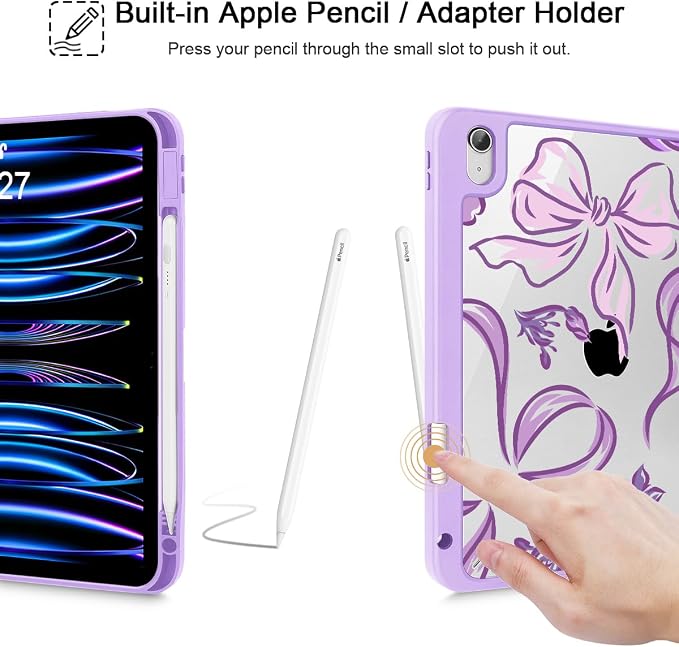 Flowers-Bows-Purple