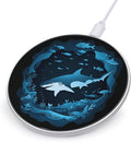 Shark Fish Undersea Cave Phone Charger Magnetic Charging Pad Anti-Slip with USB Cable