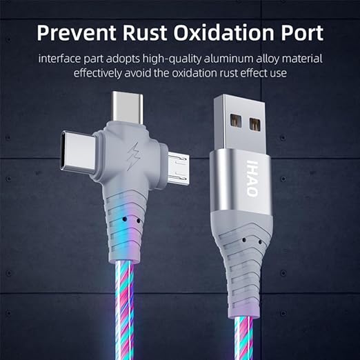 6IN1 Multi Ports LED Colorful
