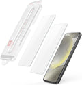FLOLAB NanoArmour ONETIME for Samsung Galaxy S25 / S24 Case Friendly Screen Protector Tempered Glass 2 Pack Fingerprint ID CompatibleDurable Dust Free Easy to Install