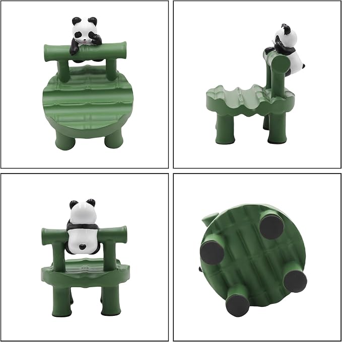 Mini Chair Round Base-Green-Panda