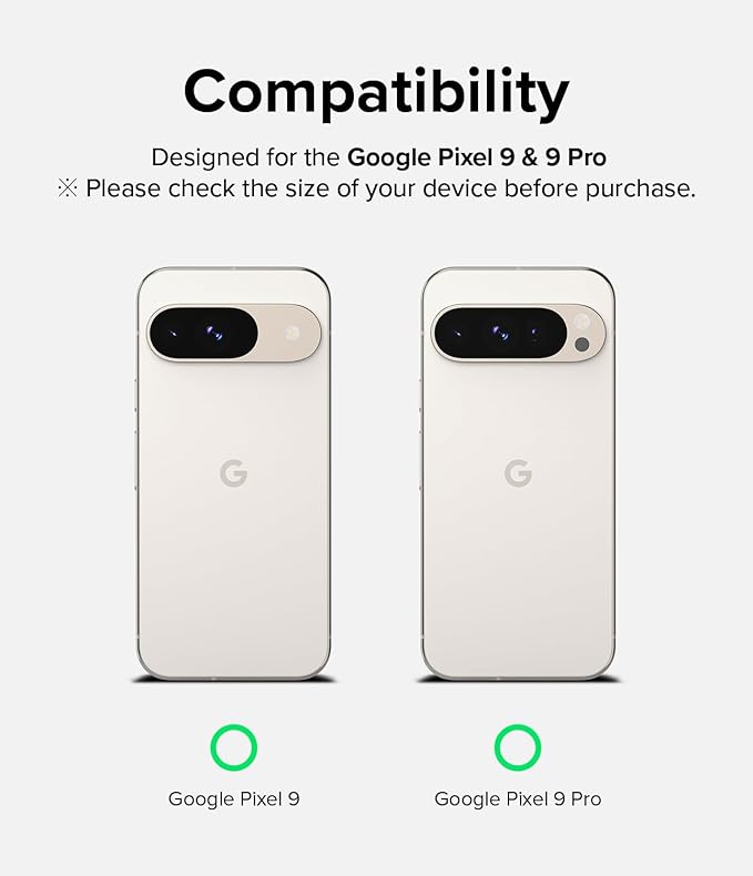 Ringke Easy Slide Tempered Glass Designed for Google Pixel 9/9 Pro Screen Protector [Super Easy to Install] Case Friendly Shatterproof Premium 9H Hardness - 2 Pack