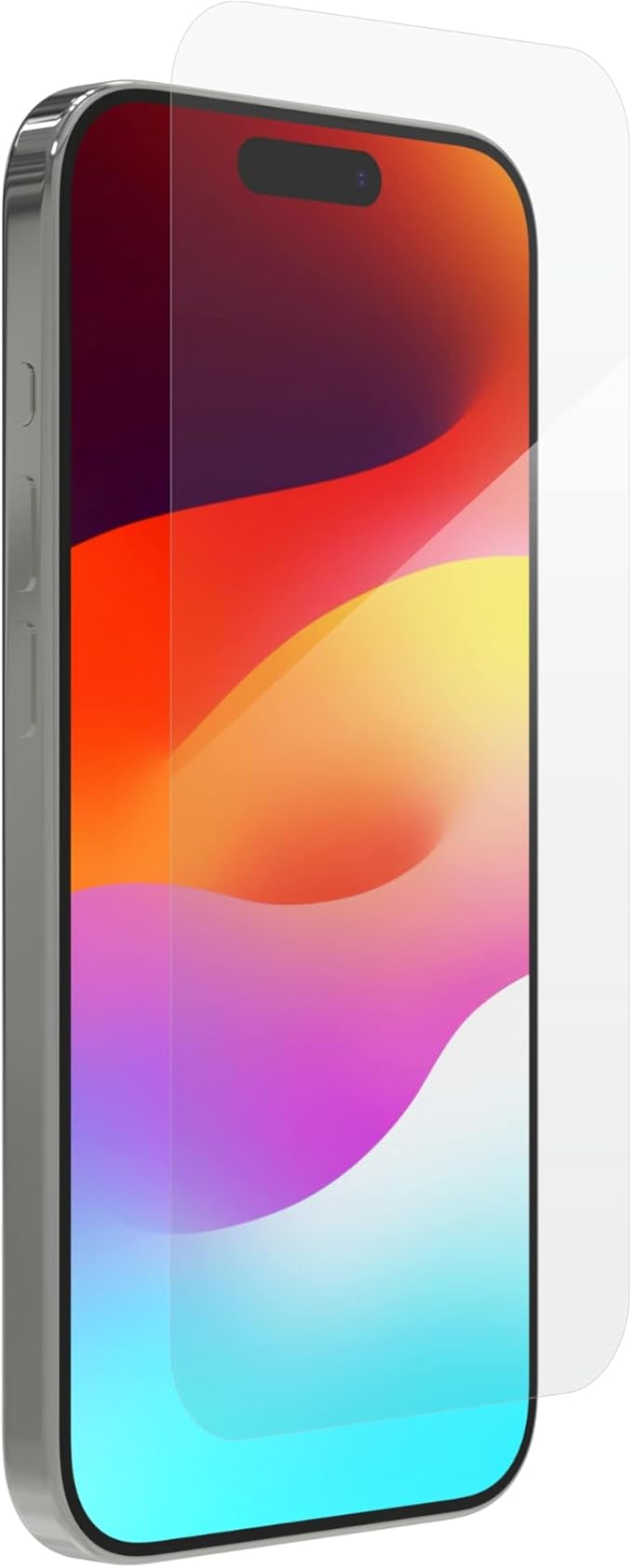 ZAGG Glass+ Screen Protector for Phone 15 Pro - 3X Stronger with Reinforced Edges Scratch &amp Smudge-Resistant Surface InvisibleShield Easy to Install