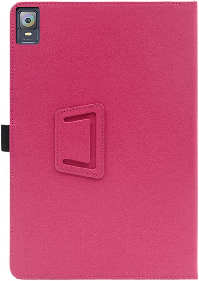 Compatible with XPPen Magic Drawing 12.2-INCH Tablet case Full Coverage Ultra Slim PU Leather Cover Case Folding Stand Cover Protective Tablet Cover with Hand Strap Magnet (Rose red)