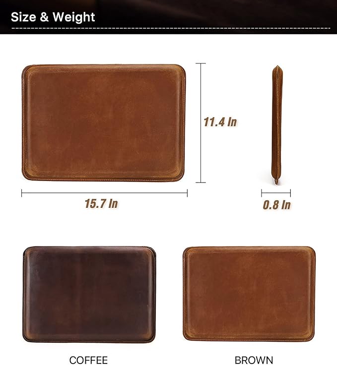 Top Grain Leather 16.2 Slim PC Sleeve Case Solid Vintage Design Handmade Compatible with MacBook Pro 16.2 A2485 M1 Max 15 Touch Bar A2141 A1707 Pro 16 Touch ID A1990 Brown 16.2 Inch