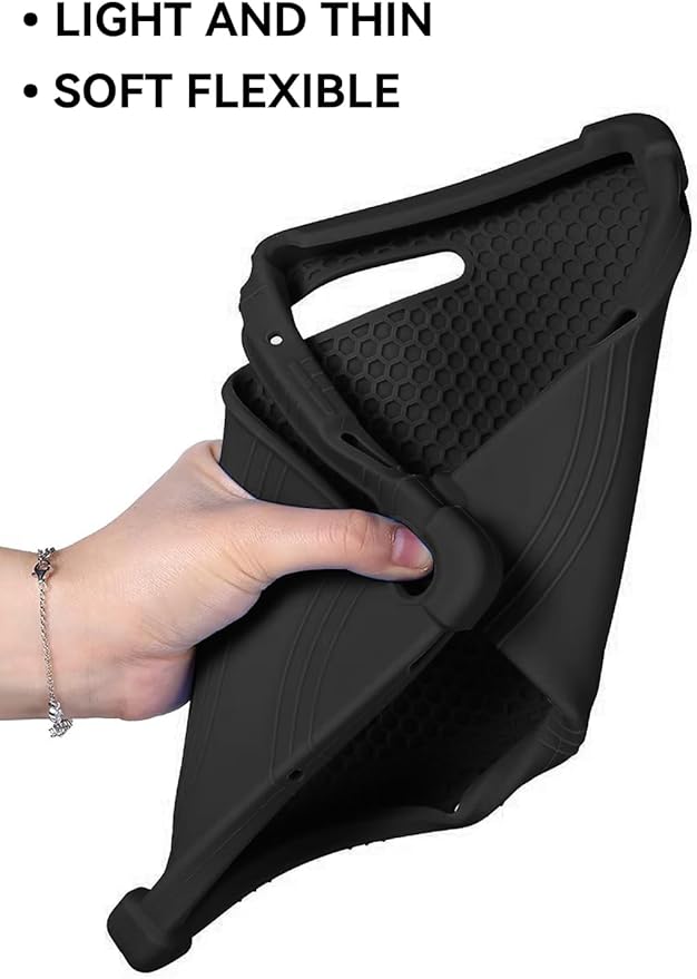 Case for Samsung Galaxy Tab S10 FE Plus/S10 FE+5G 13.1-Inch - Protective Cover with S Pen Holder &amp Multi-Angle Viewing Stand (Black)