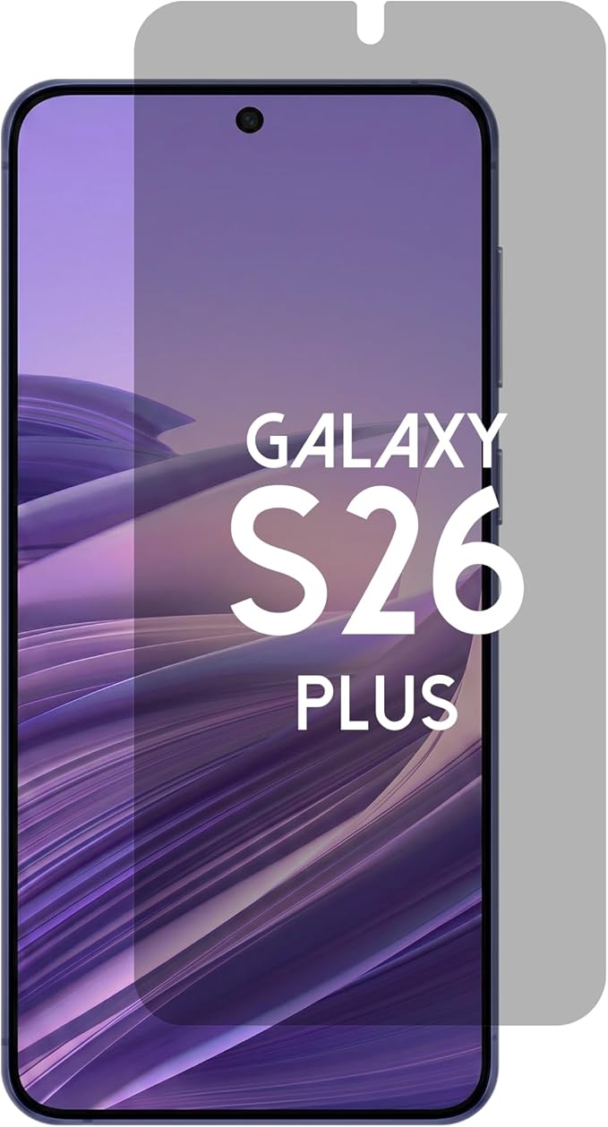 Privacy Screen Protector for Galaxy S26 Plus - Blue Light Blocking Film 6.7 with Alignment Tool Kit [1 Pack] - Support Fingerprint Unlock/Cell Phone Private Scratch Resistant Film