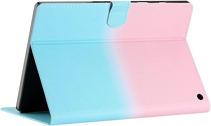 Kindle Fire HD 8 &amp Fire HD 8 Plus Case 12th/10th Generation (2024/2022/2020) 8.0 inch UUcovers Magneic Smart Folio PU Leather Wallet Cover with Stand/Pencil Holder [Auto Sleep/Wake] Pink Blue