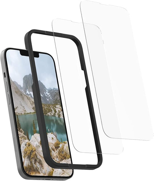 Rokform - iPhone 14 Pro Screen Protector Active Touch Shatter Proof High Definition Case Friendly Tempered Glass iPhone Screen Protector 2 Pack (Clear)