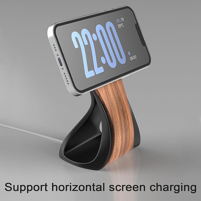 Magnetic Wireless Charger Stand for iPhone12131415Vertical &amp Landscape Stand Personalized Engraved GiftCharger Not Included