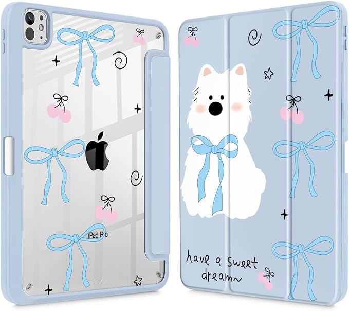 Blue Bows Dog