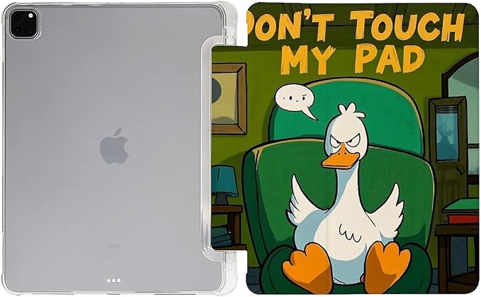 angry duck don't touch my pad