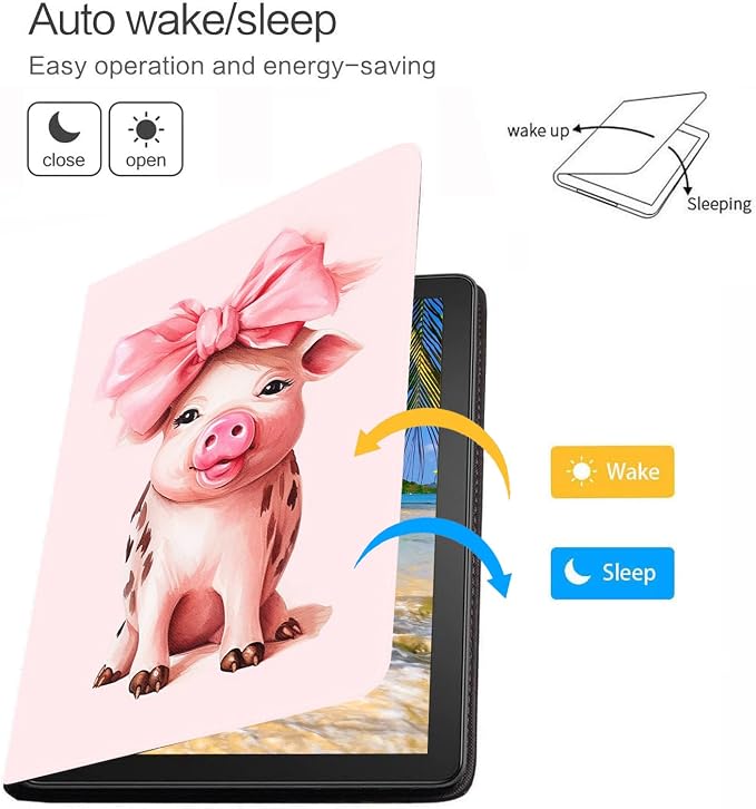 Pink Cute Cartoons Pig