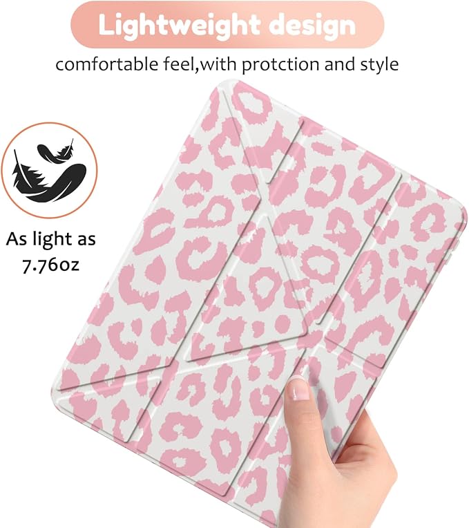 Leopard Pink White