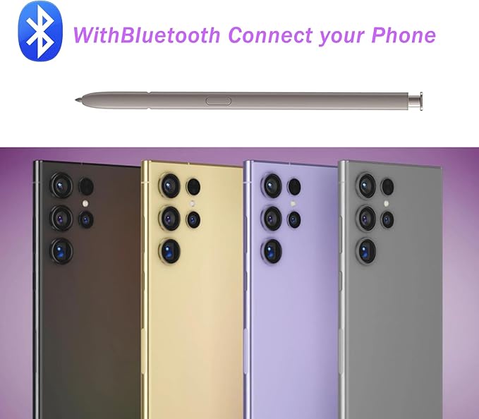 S24 Ultra S Pen for Samsung Galaxy S24 Ultra S Pen Replacement US Version EJ-PS928BJEGUS for Samsung Galaxy S24 Ultra Stylus Pen withBluetooth (Violet)