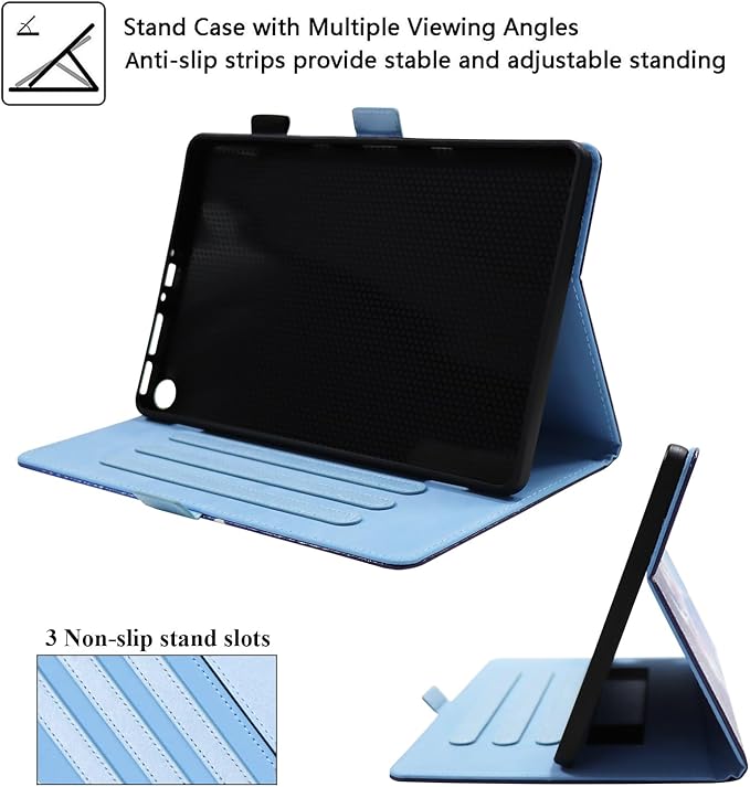 Case for Amazon Kindle Fire Max 11 Tablet (13th Generation 2023 Release) 11 with Pencil Holder/Hand Wrist Strap Folio Stand Magnetic Smart PU Leather Cover [Auto Sleep Wake] Beach Sunrise