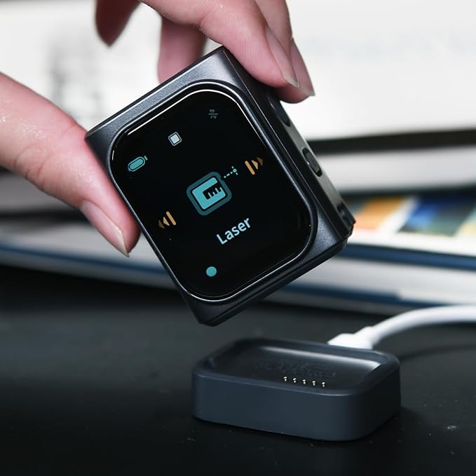 HOZO M-Cube Wireless Magnetic-Snap Charging Dock: Quick &amp Convenient Charging Solution for Your Measuring Tools