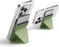 MOFT MagSafe Wallet for iPhone 15/14/13/12 Series Strong Magnetic Phone Card Holder Fit 2 Cards &amp 3 Viewing Angles &amp Stain-Resistant Vegan Leather Phone Stand Bamboo