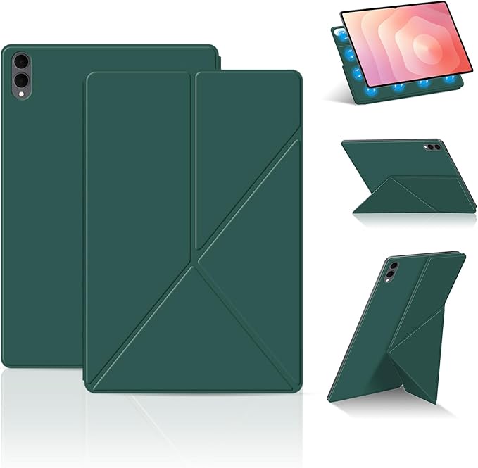 for Samsung Galaxy Tab S11 Ultra Case 14.6 inch Magnetic Attachment | Auto Wake/Sleep | Multi-Viewing Angles | Slim Light Shell Cover | Compatible with Samsung Galaxy Tab S11 Ultra | Light Green