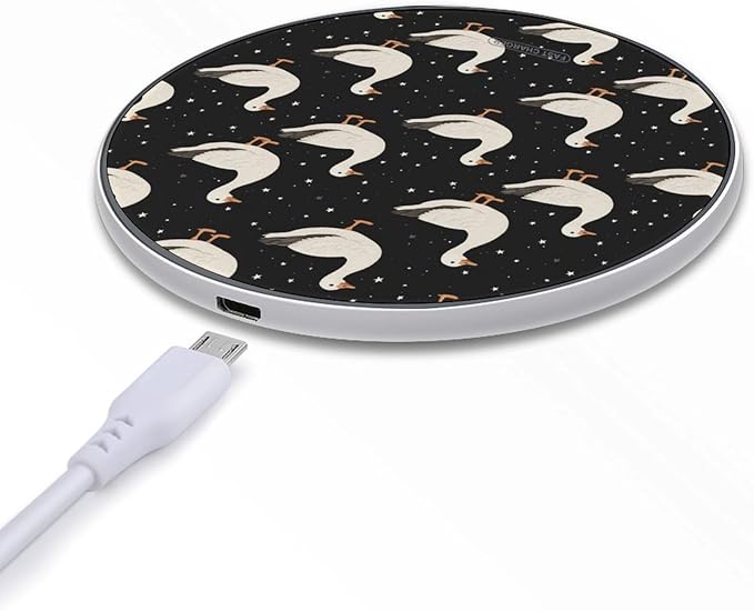 Goose Wireless Charger Anti-Slip Wireless Charging Pad Slim Charger Mat for Men Women