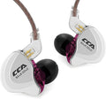 CCA C10 in Ear Monitor Headphone 10 Hybrid Drivers Wired Earbud 4BA 1DD HiFi IEM Earphones Stereo Noise Isolating Earphone with Detachable Cable for Musicians Singers Studio Audiophiles Dj PC