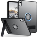 Telaso Magnetic Case for iPad (A16) 11th Generation 11 Inch 2025/ iPad 10th Generation 10.9 Inch 2022 with Invisible Portrait/Landscape Stand Hard Translucent Matte Back Protective Cover Black