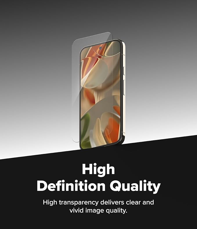 Ringke Easy Slide Tempered Glass Designed for Google Pixel 10 Pro XL Screen Protector [Super Easy to Install] Case Friendly Shatterproof Premium 9H Hardness Tempered Glass - 2 Pack