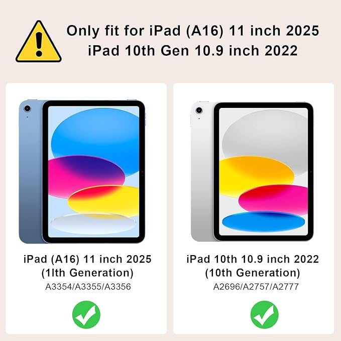 Case for iPad (A16) 11th Generation 11 Inch 2025/iPad 10th Generation 10.9 Inch 2022 Slim PU Leather Stand Cover with Auto Wake/Sleep Multi-Angle Viewing &amp Shockproof Halloween Pumpkins