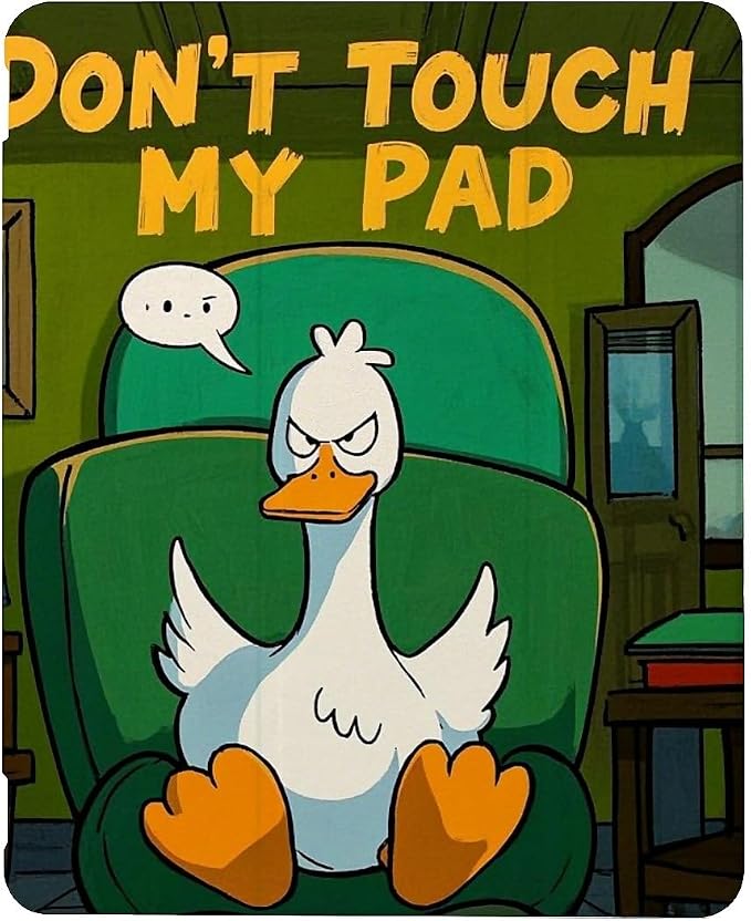 angry duck don't touch my pad