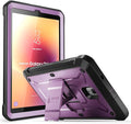 SUPCASE Unicorn Beetle Pro Series Case Designed for Samsung Galaxy Tab A 8.0 SM-T387 (2018) with Built-in Screen Protector &amp Kickstand Full-Body Rugged Hybrid Protective Case (Metallic Purple)